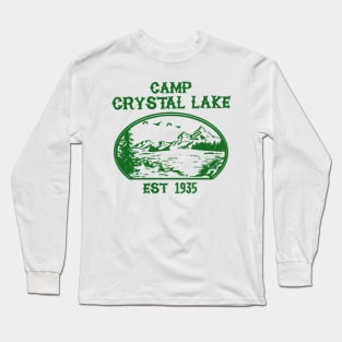 Camp C L // green solid style Long Sleeve T-Shirt